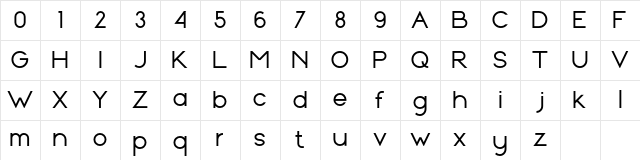 Camaro Sans Character Map