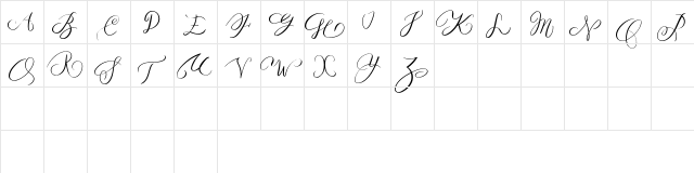 MONOGRAM H Regular Character Map MONOGRAM H Regular Character Map