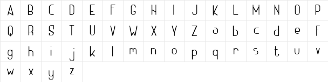 ADHE Sans Light FREE Regular Character Map ADHE Sans Light FREE Regular Character Map