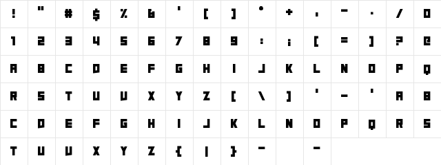 A Friend In Deed Regular Character Map