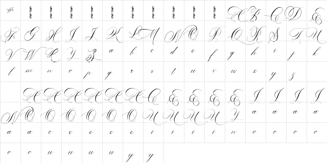 David And SovhieDEMO Regular Character Map David And SovhieDEMO Regular Character Map