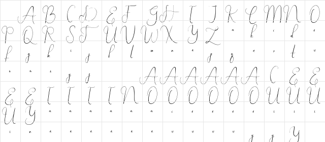 Crush On You Demo Brush Regular Character Map Crush On You Demo Brush Regular Character Map