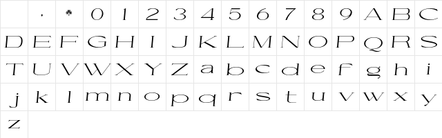 Cellofy Light ExtExp Ita Italic Character Map Cellofy Light ExtExp Ita Italic Character Map