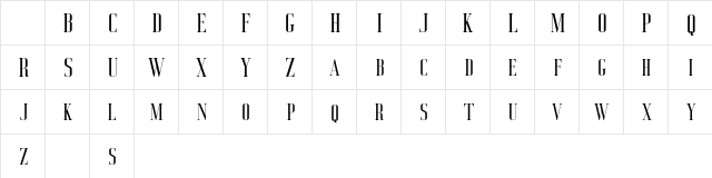 Deluce Free Regular Character Map Deluce Free Regular Character Map