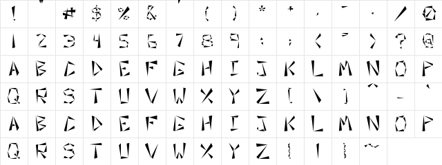 New Regular Character Map