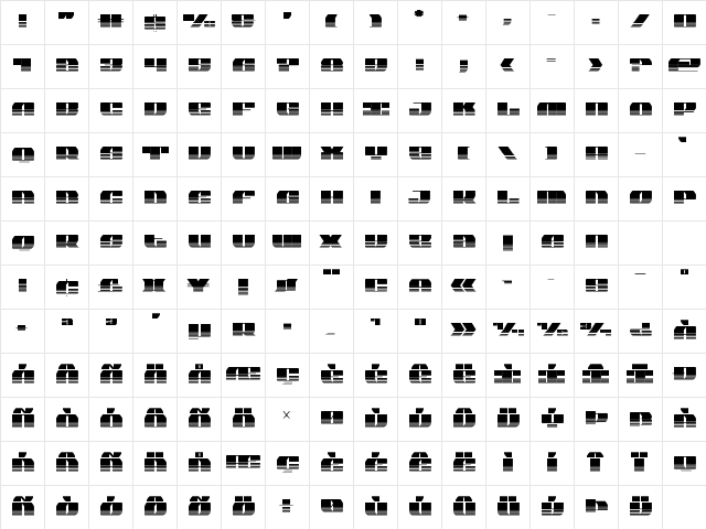 Joy Shark Halftone Semi-Condensed Semi-Condensed Character Map Joy Shark Halftone Semi-Condensed Semi-Condensed Character Map