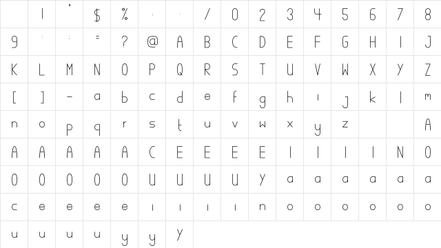 Scenery Regular Character Map Scenery Regular Character Map