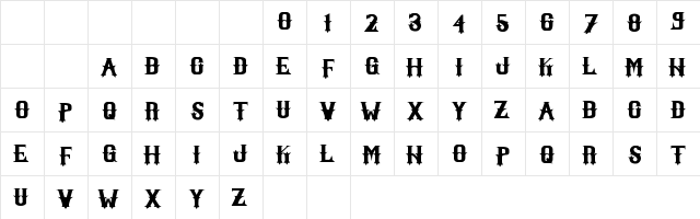 Witham Solid Regular Character Map
