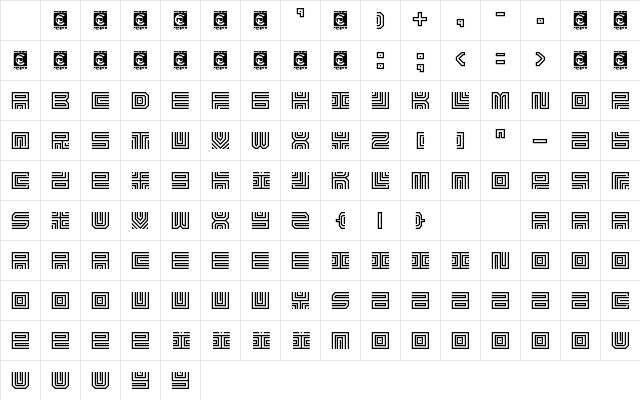 Maze Line Free Regular Character Map Maze Line Free Regular Character Map