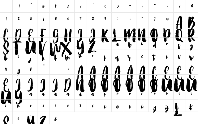 you are stranger Regular Character Map you are stranger Regular Character Map