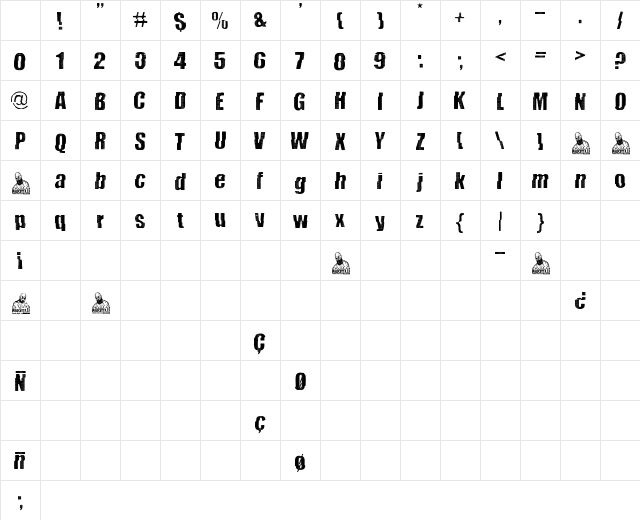 Garbage And Death Attic Regular Character Map Garbage And Death Attic Regular Character Map