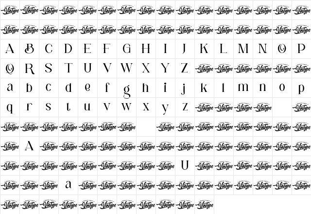 Orlean City Demo Regular Character Map