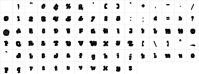 Funny Toys - Personal Use Regular Character Map