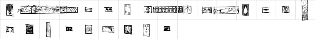 Koelle Ornaments Two Two Character Map