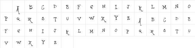 vtks unamour Regular Character Map vtks unamour Regular Character Map