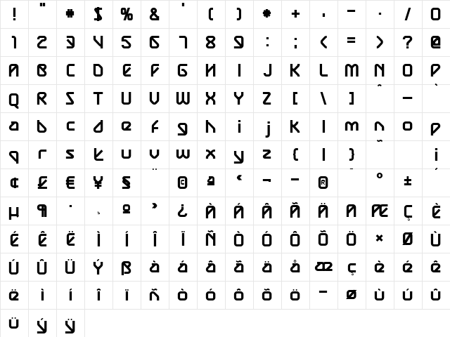 Exhaust Black Character Map