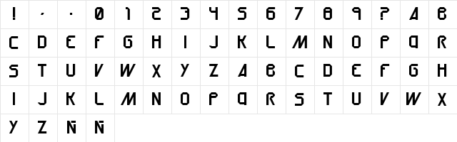 ORU ORU Character Map