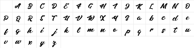 Calks Free Regular Character Map