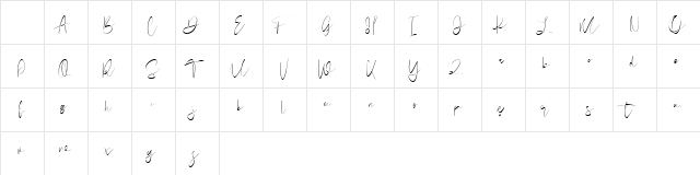 Creams Free Font Regular Character Map Creams Free Font Regular Character Map