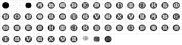 LombardiCaps-Round Regular Character Map LombardiCaps-Round Regular Character Map