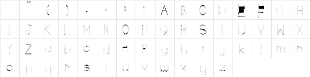 Walker Thin Character Map