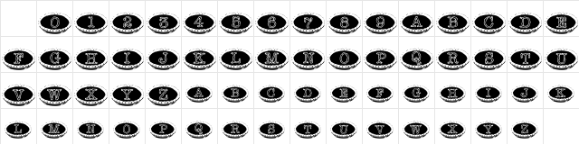 101 Punkin Pie Regular Character Map