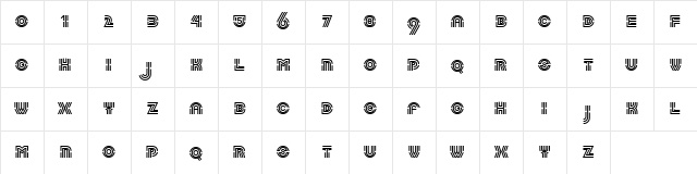Labyrinth LT Regular Character Map