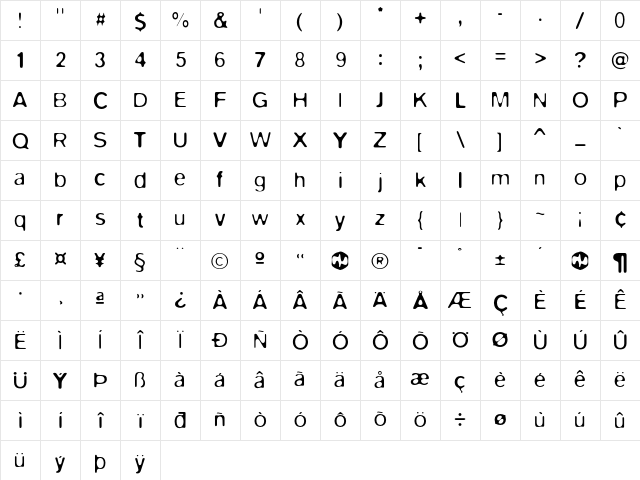 BlurLight Light Character Map BlurLight Light Character Map