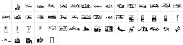 P22Hopper Regular Character Map P22Hopper Regular Character Map