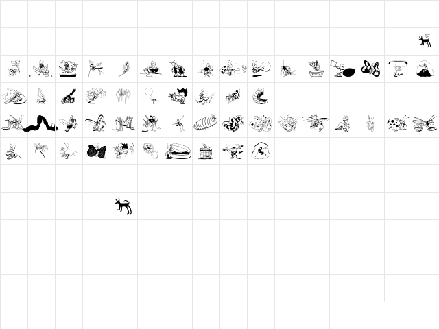 OurLittleDarlings-One Regular Character Map