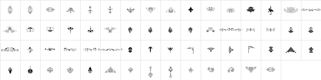 Soft Ornaments Eleven Regular Character Map Soft Ornaments Eleven Regular Character Map