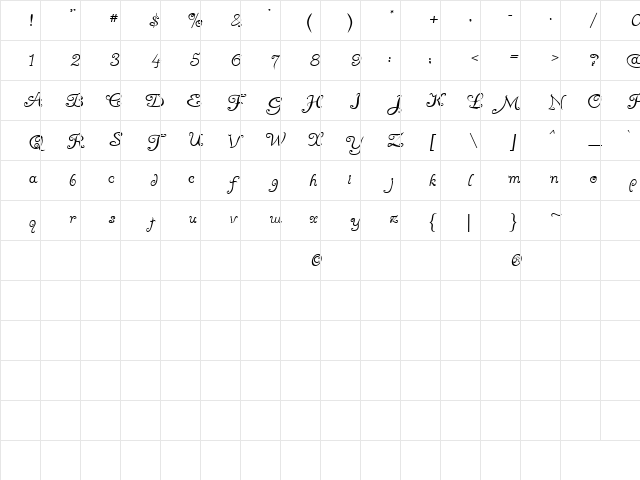 A Yummy Apology Regular Character Map