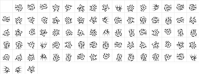 ChinezeDragon LT Std 2 Regular Character Map ChinezeDragon LT Std 2 Regular Character Map