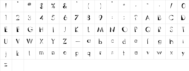 Outhaus A Character Map