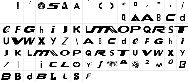 Le Tour de Fonts Regular Character Map Le Tour de Fonts Regular Character Map