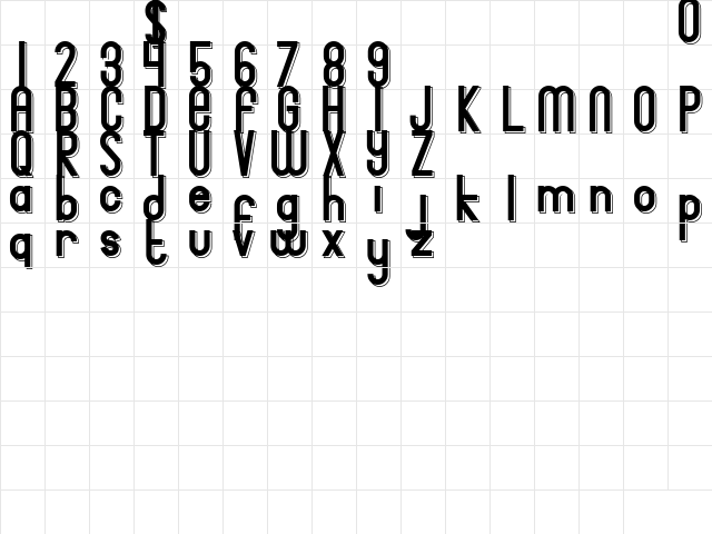 Bingke Kacang Ijo DEMO Regular Character Map