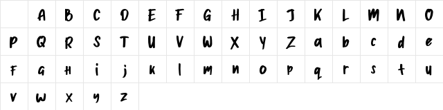 Apija demo Regular Character Map Apija demo Regular Character Map