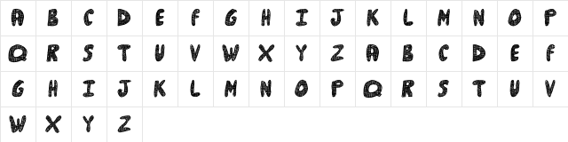 FD Grid Regular Character Map FD Grid Regular Character Map