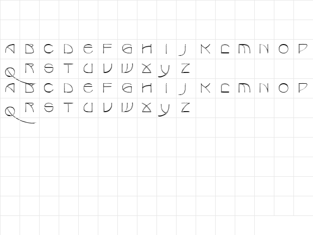 Overdone 1 Regular Character Map Overdone 1 Regular Character Map