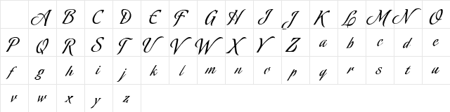 Oxida Regular Character Map Oxida Regular Character Map