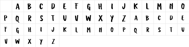 SERPENTS FREE Regular Character Map SERPENTS FREE Regular Character Map