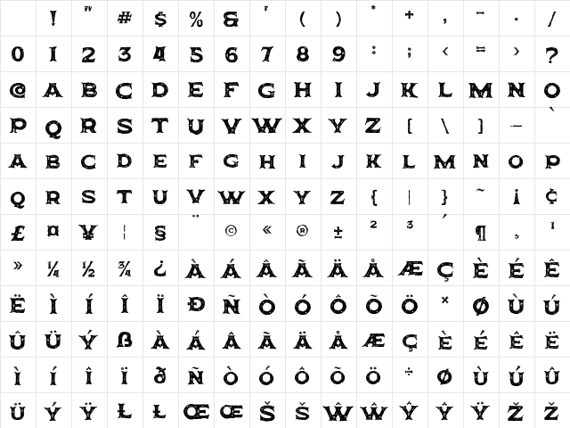 Horbse Textured Character Map