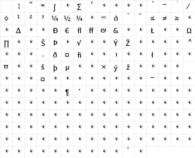 PageSans-RegularExpert Regular Character Map PageSans-RegularExpert Regular Character Map