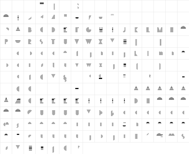 P22 Bifur E Regular Character Map