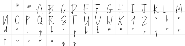 Nebbulla Regular Character Map