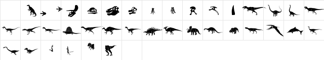 P22 Dinosaur Solid Solid Character Map P22 Dinosaur Solid Solid Character Map