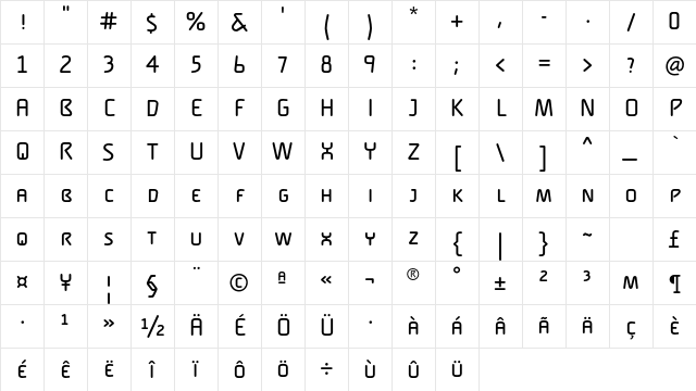 AlegaGreek-NormalSC Regular Character Map AlegaGreek-NormalSC Regular Character Map