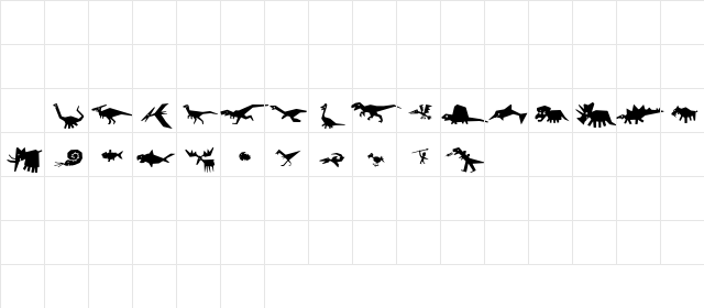 P22 Prehistoric Pals Character Map P22 Prehistoric Pals Character Map