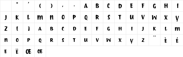 P22Shibumi Regular Character Map P22Shibumi Regular Character Map