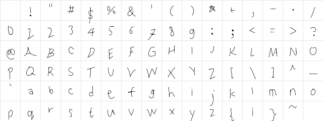 Bouncing Sans Regular Character Map Bouncing Sans Regular Character Map